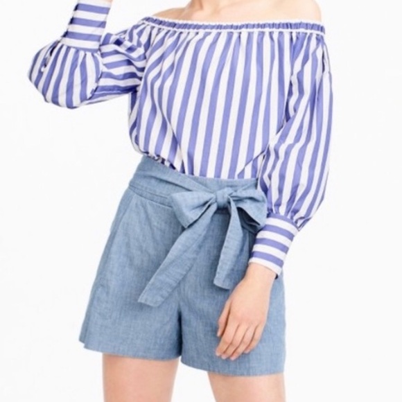 J. Crew Pants - J.Crew Chambray Shorts